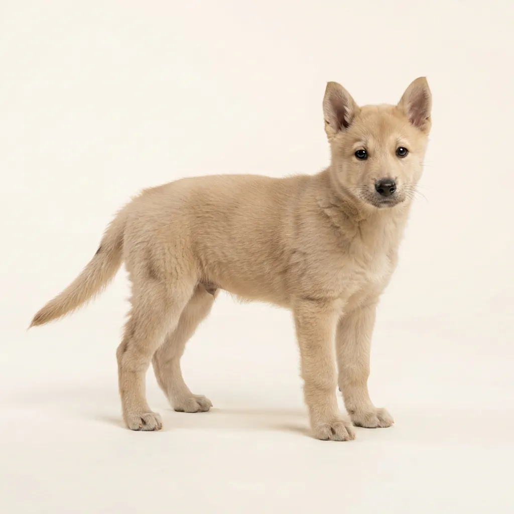 Fawn West Siberian Laika — coat colour and appearance