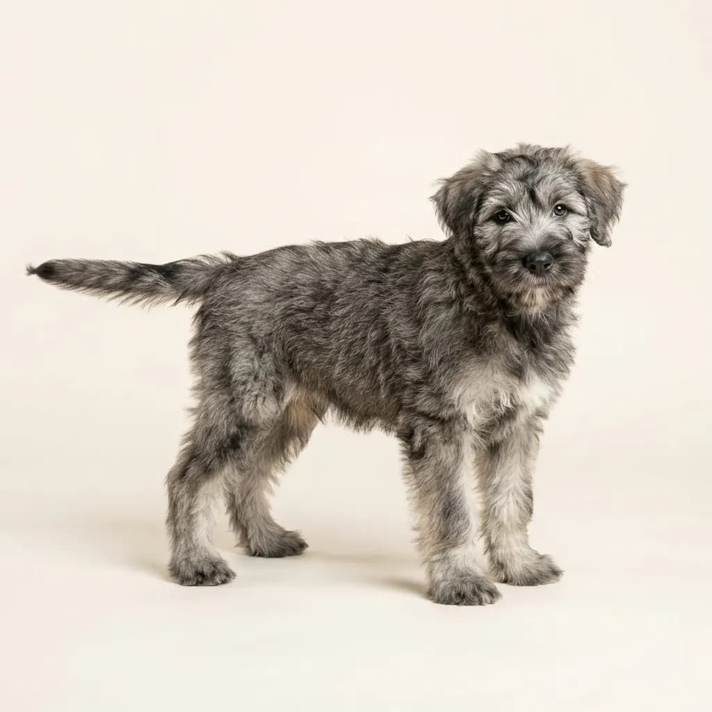 Bouvier des Flandres in Pfeffer-Salz — Fellfarbe und Aussehen