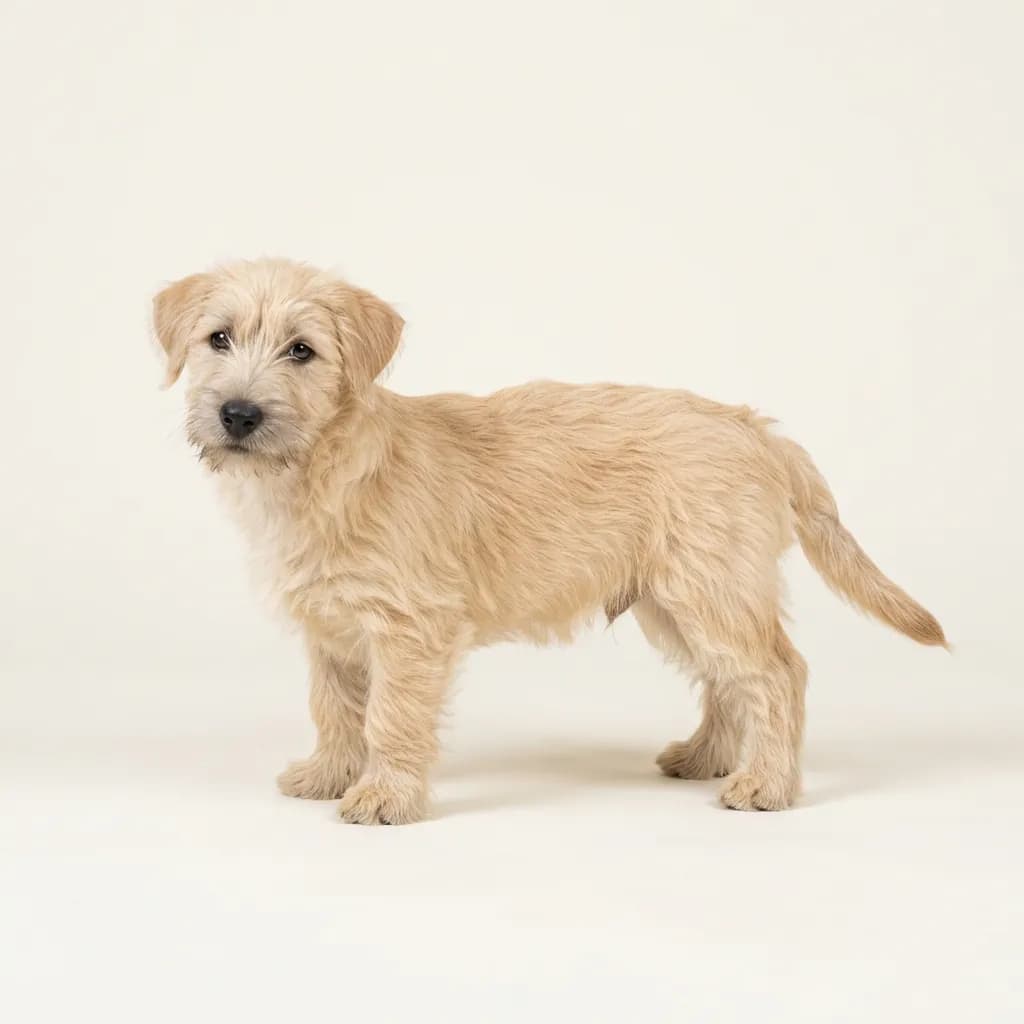Irish Glen of Imaal Terrier in Weizenfarben — Fellfarbe und Aussehen