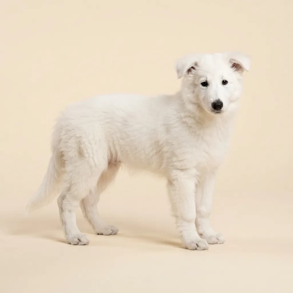 Amerikanischer Collie in Weiß — Fellfarbe und Aussehen