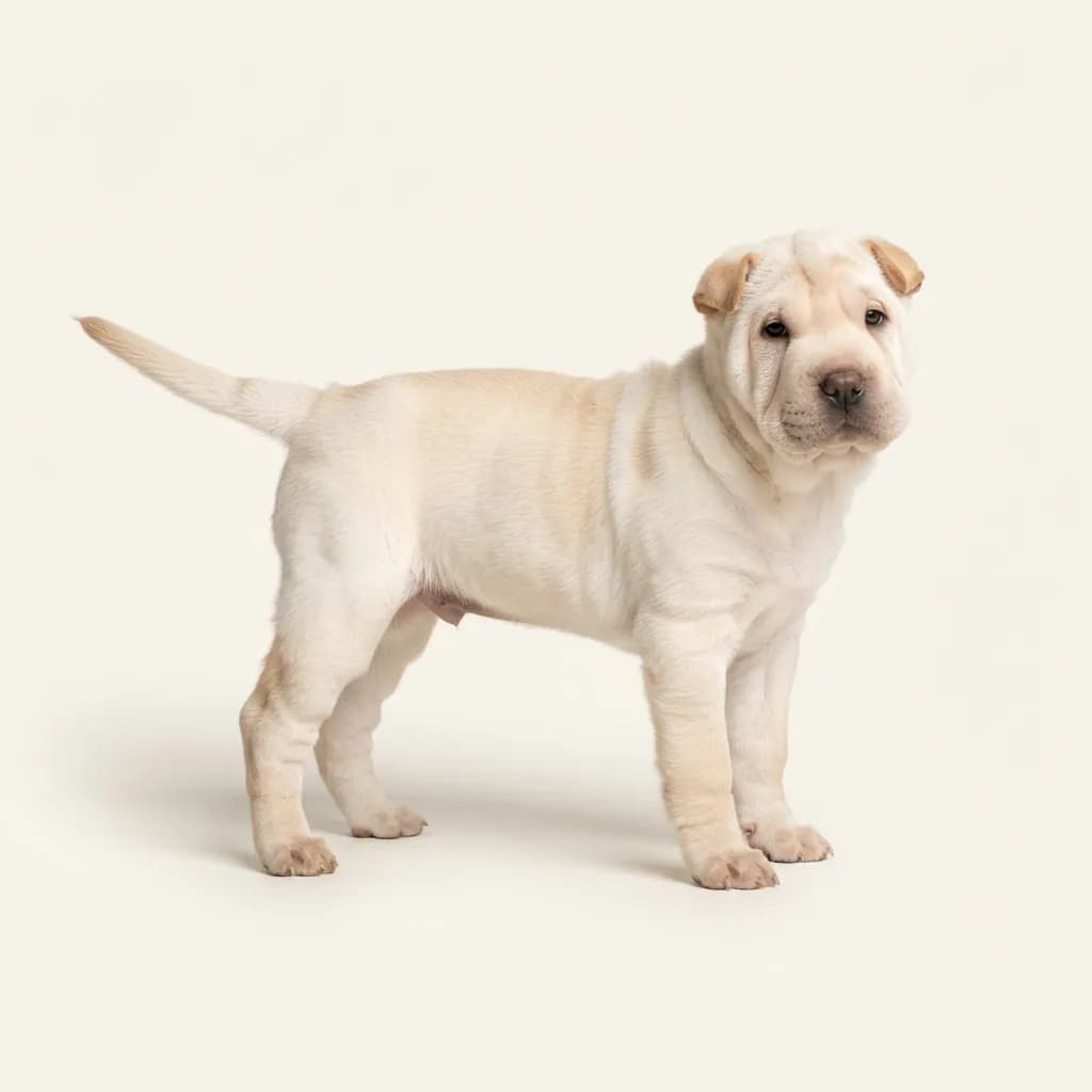 Shar Pei in Creme — Fellfarbe und Aussehen