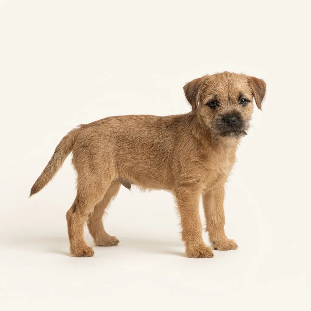 Border Terrier in Weizenfarben — Fellfarbe und Aussehen