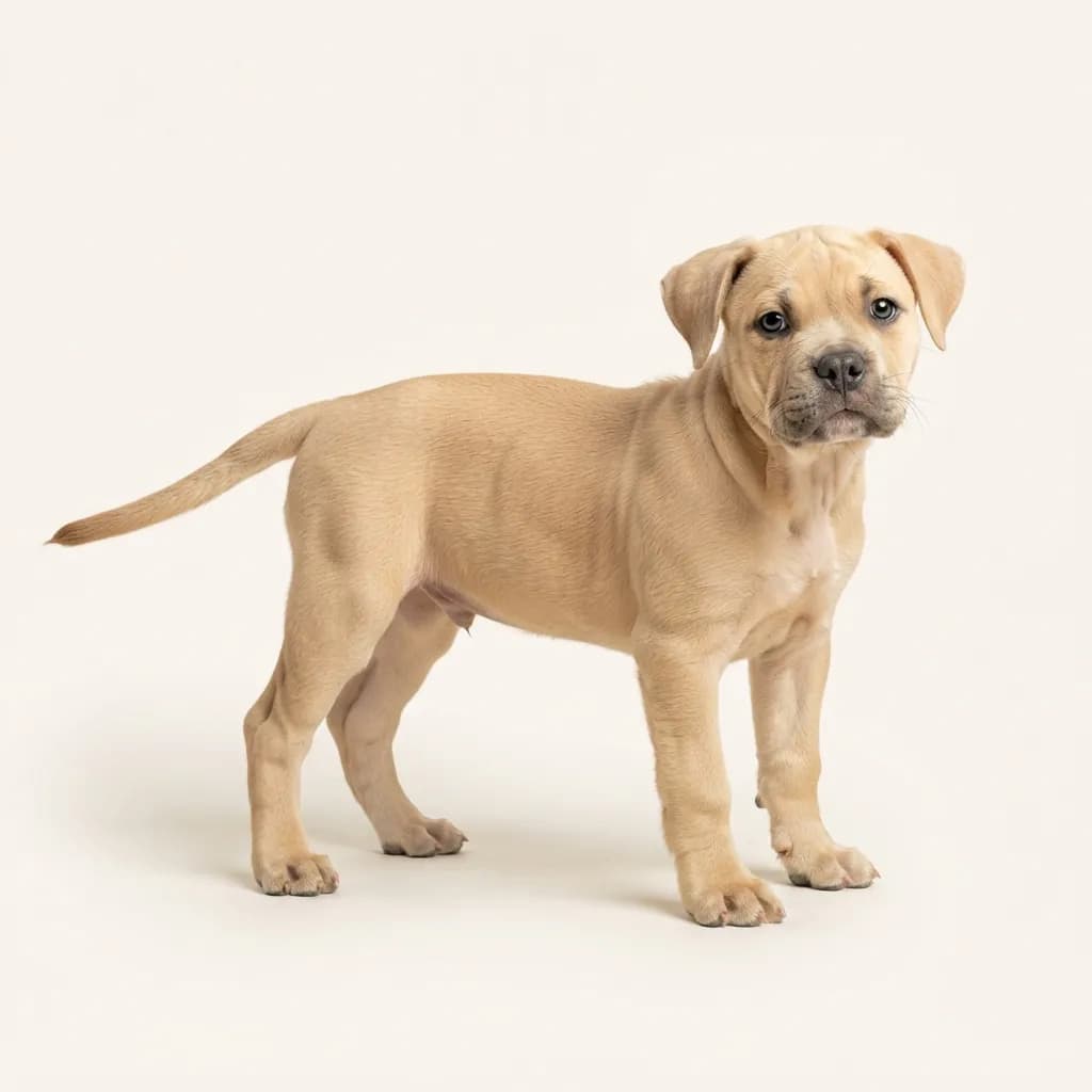 American Bulldog in Falbfarben — Fellfarbe und Aussehen
