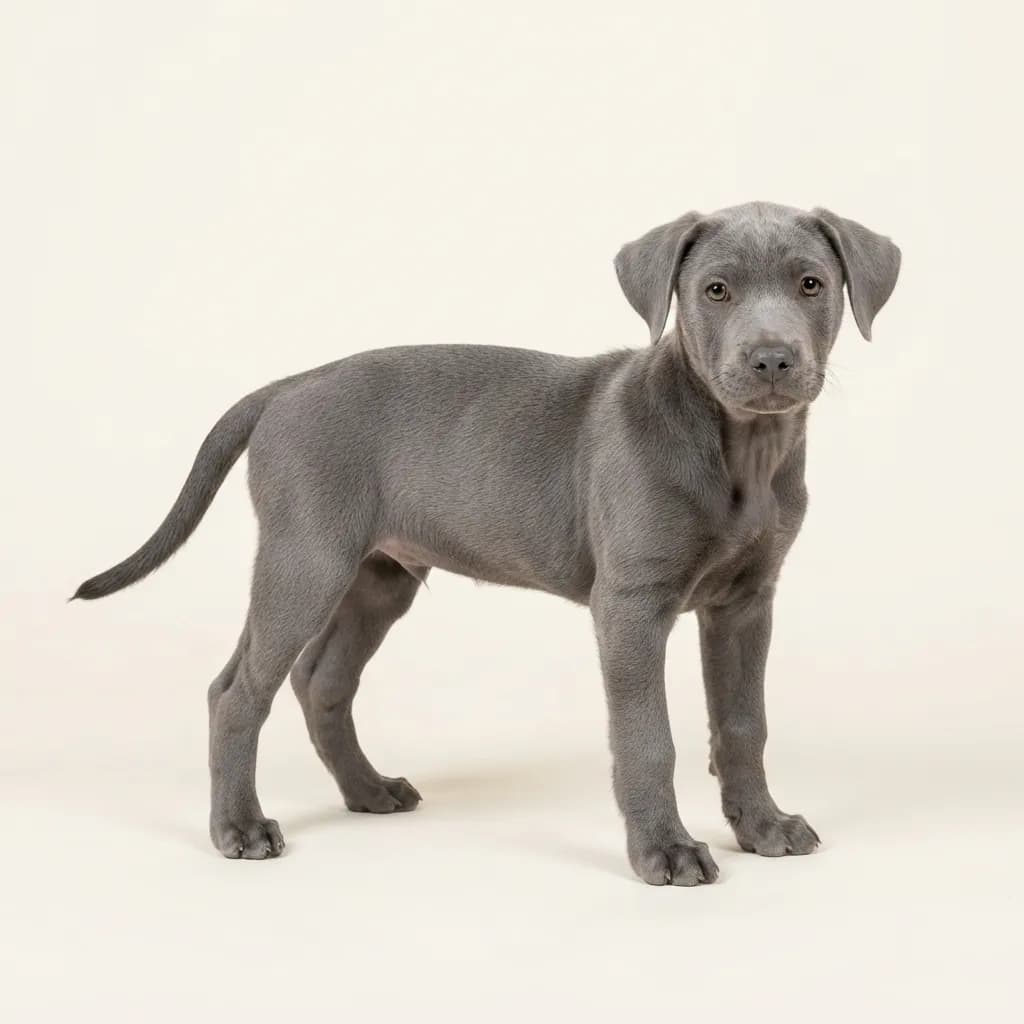 Mountain Cur in Blau — Fellfarbe und Aussehen