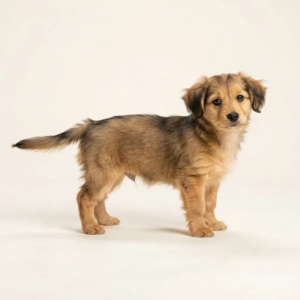 Corgipoo in Zobel — Fellfarbe und Aussehen
