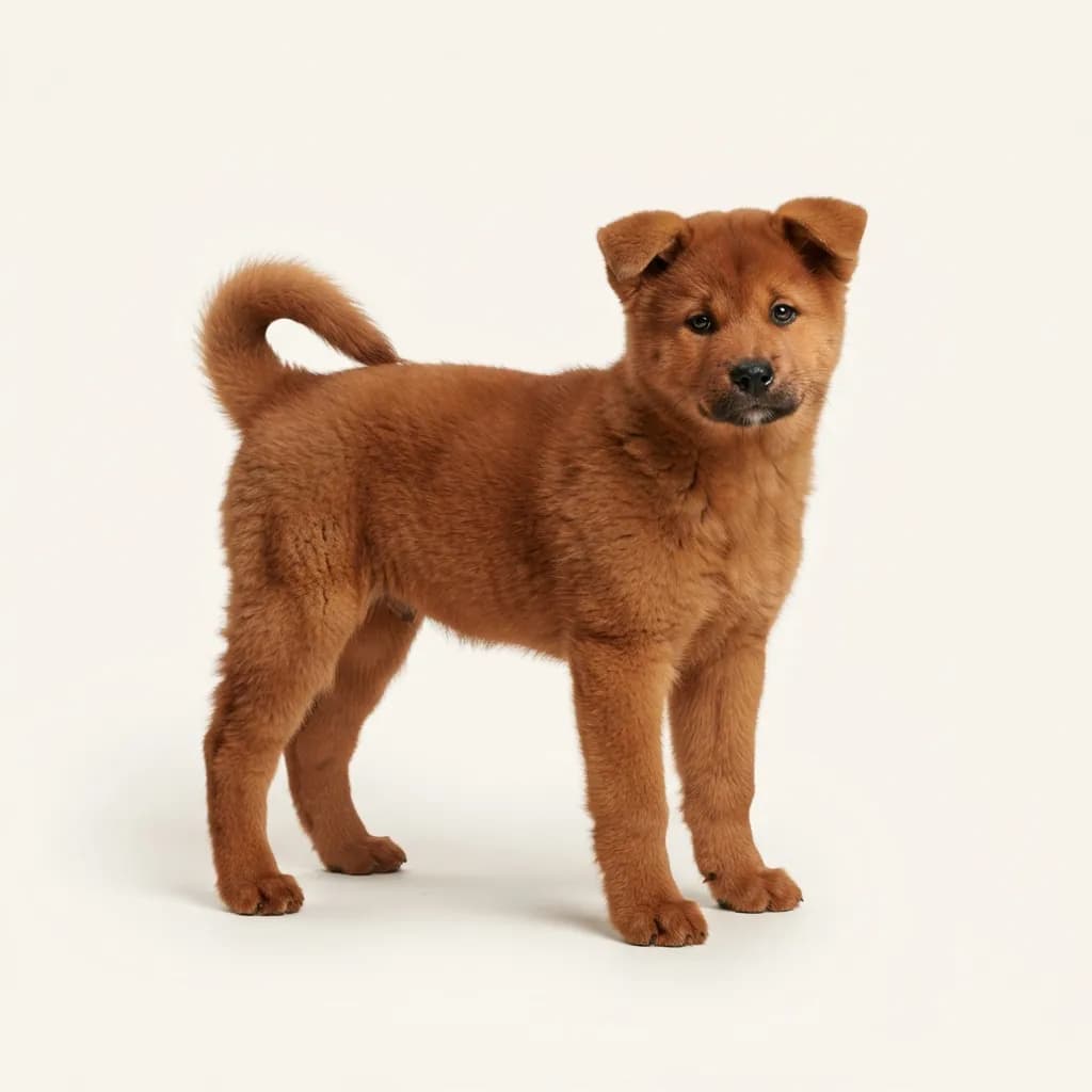 Akita in Rot — Fellfarbe und Aussehen
