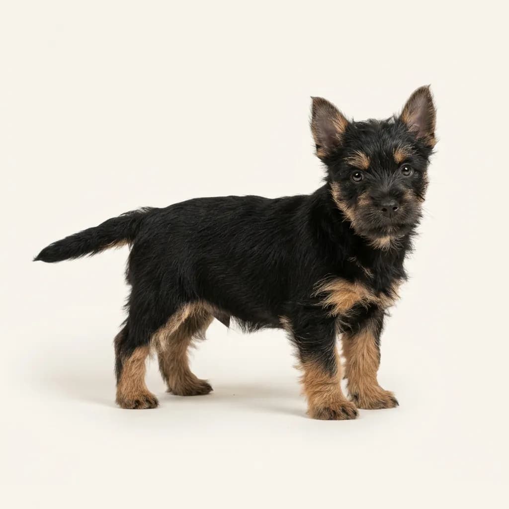 Cairn Terrier in Schwarz mit Loh — Fellfarbe und Aussehen