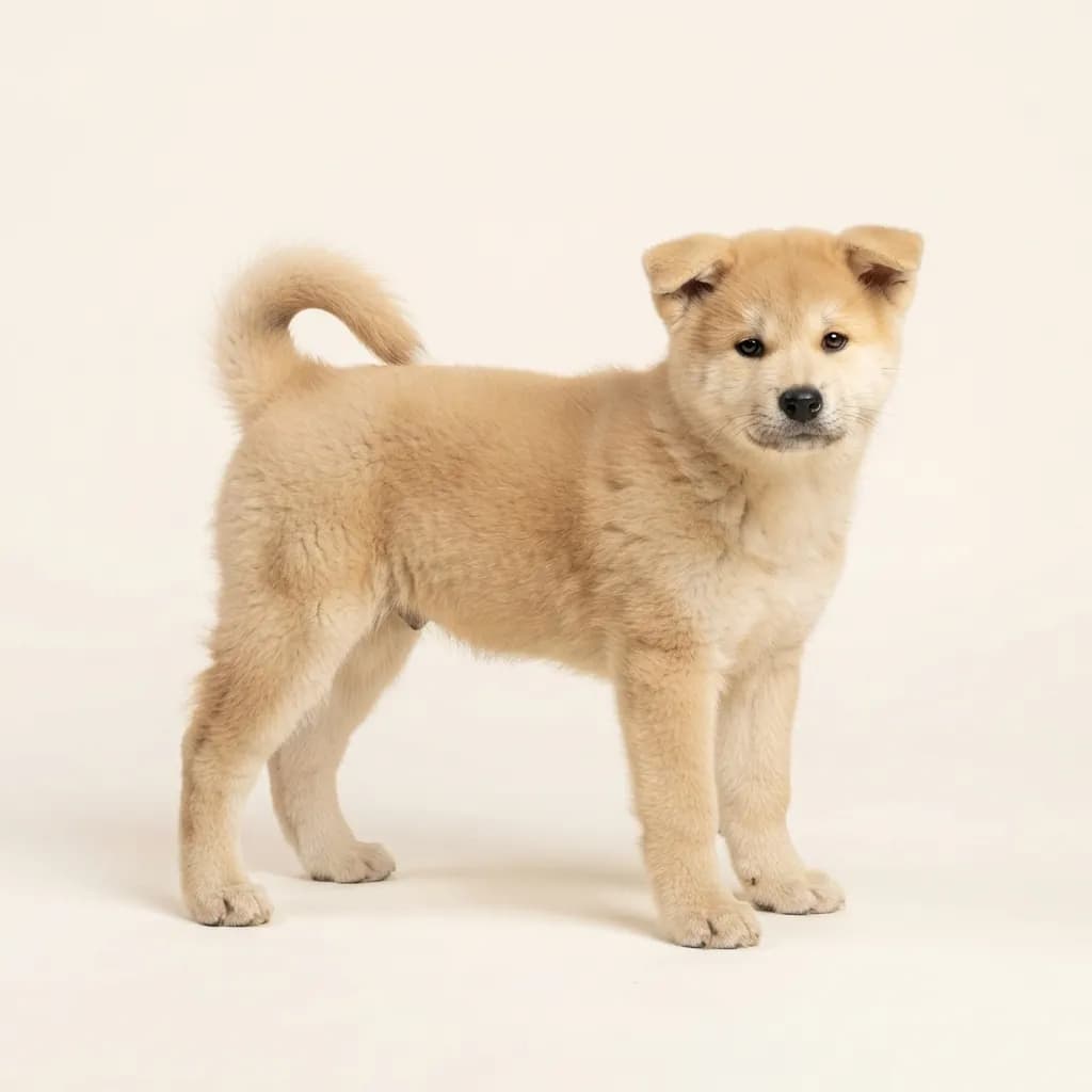 Akita in Falbfarben — Fellfarbe und Aussehen