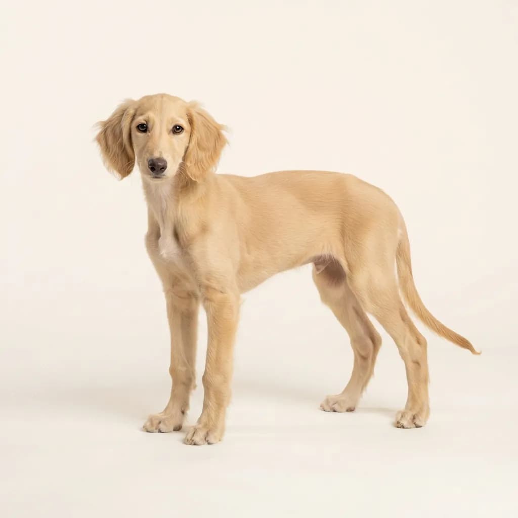 Saluki in Falbfarben — Fellfarbe und Aussehen