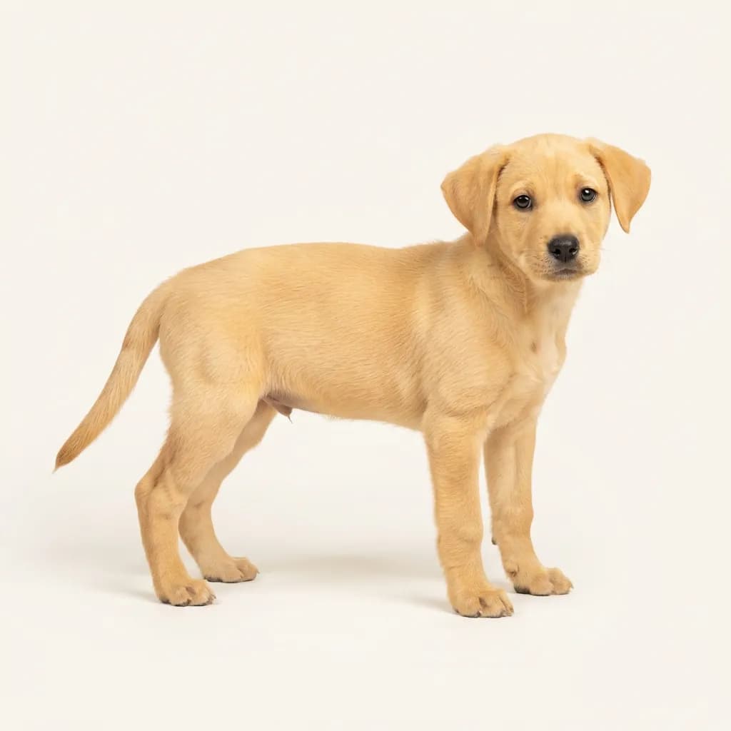 Mountain Cur in Gelb — Fellfarbe und Aussehen