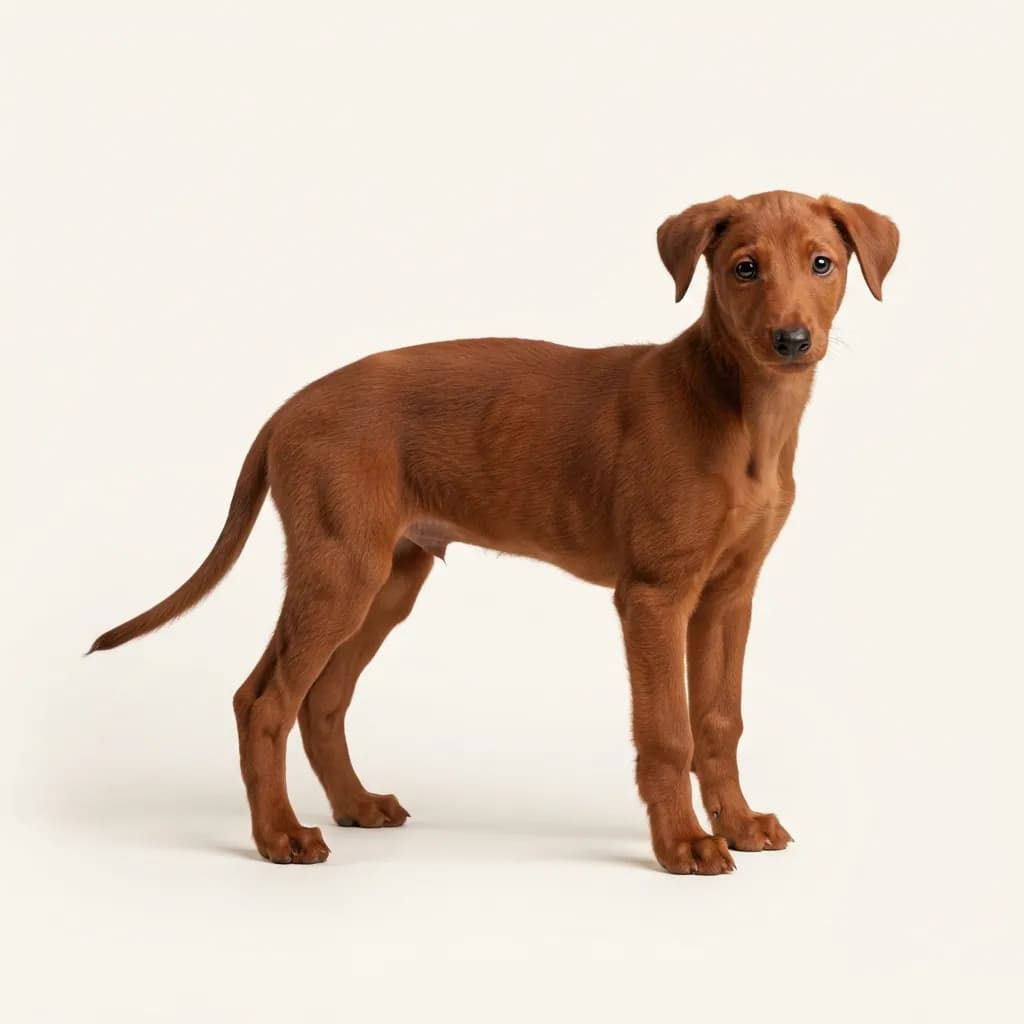 Greyhound in Rot — Fellfarbe und Aussehen