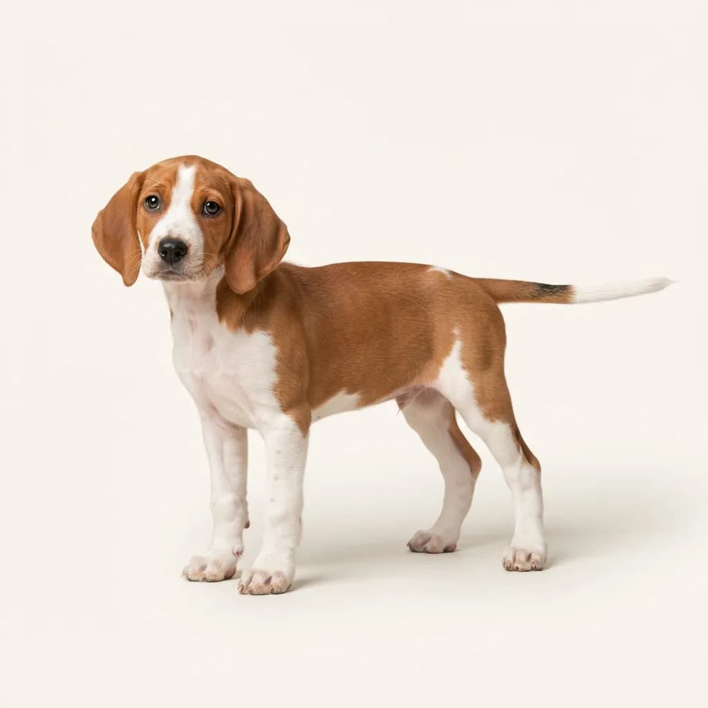 Treeing Walker Coonhound in Rot-Weiß — Fellfarbe und Aussehen