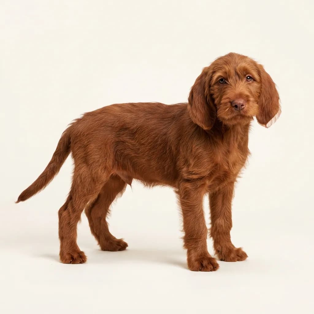 Otterhund in Rot — Fellfarbe und Aussehen