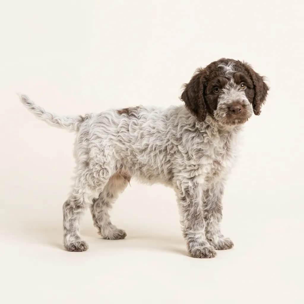 Lagotto Romagnolo in Schimmel — Fellfarbe und Aussehen