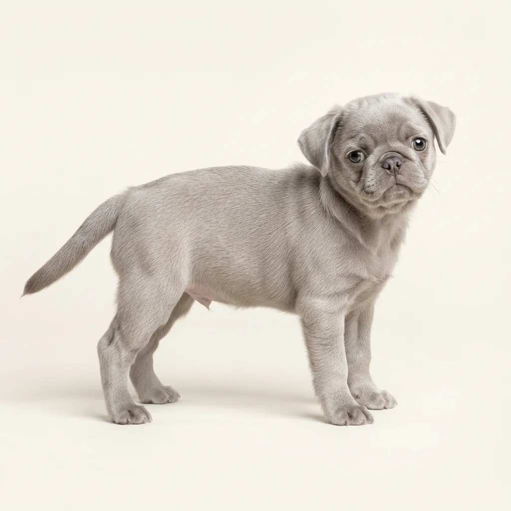 Silver Pug — coat colour and appearance