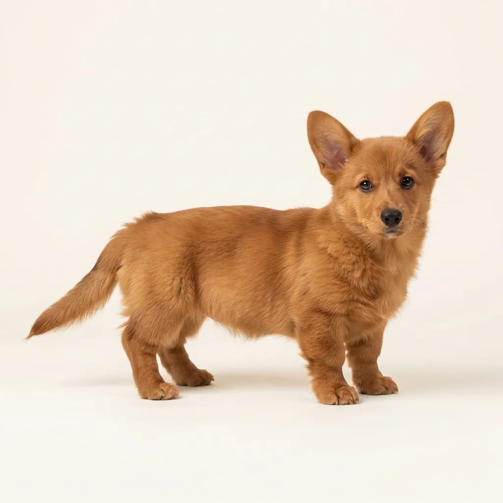 Welsh Corgi Pembroke in Rot — Fellfarbe und Aussehen