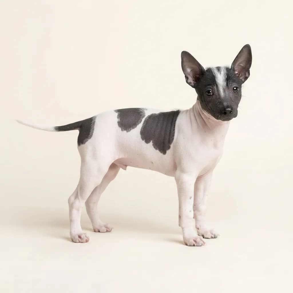 Perro sin Pelo del Peru in Gescheckt — Fellfarbe und Aussehen