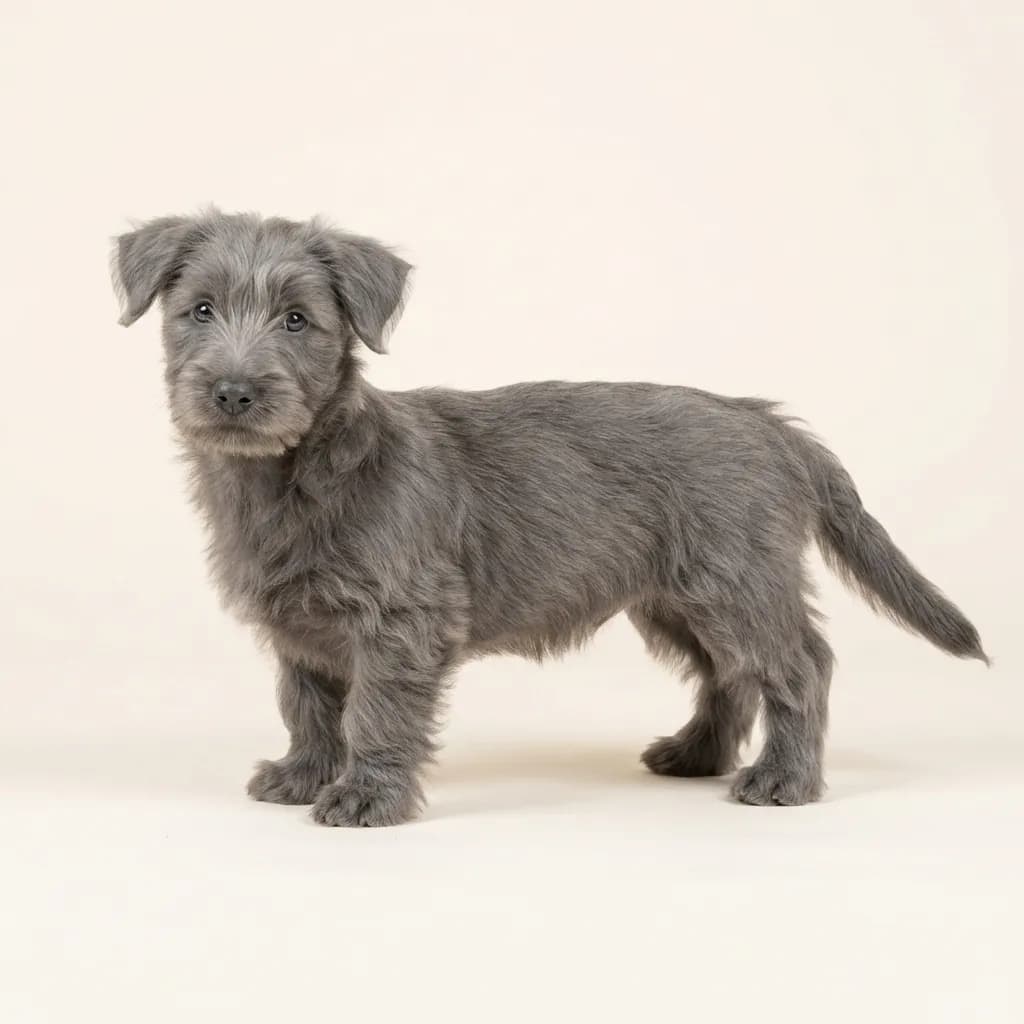 Skye Terrier in Grau — Fellfarbe und Aussehen