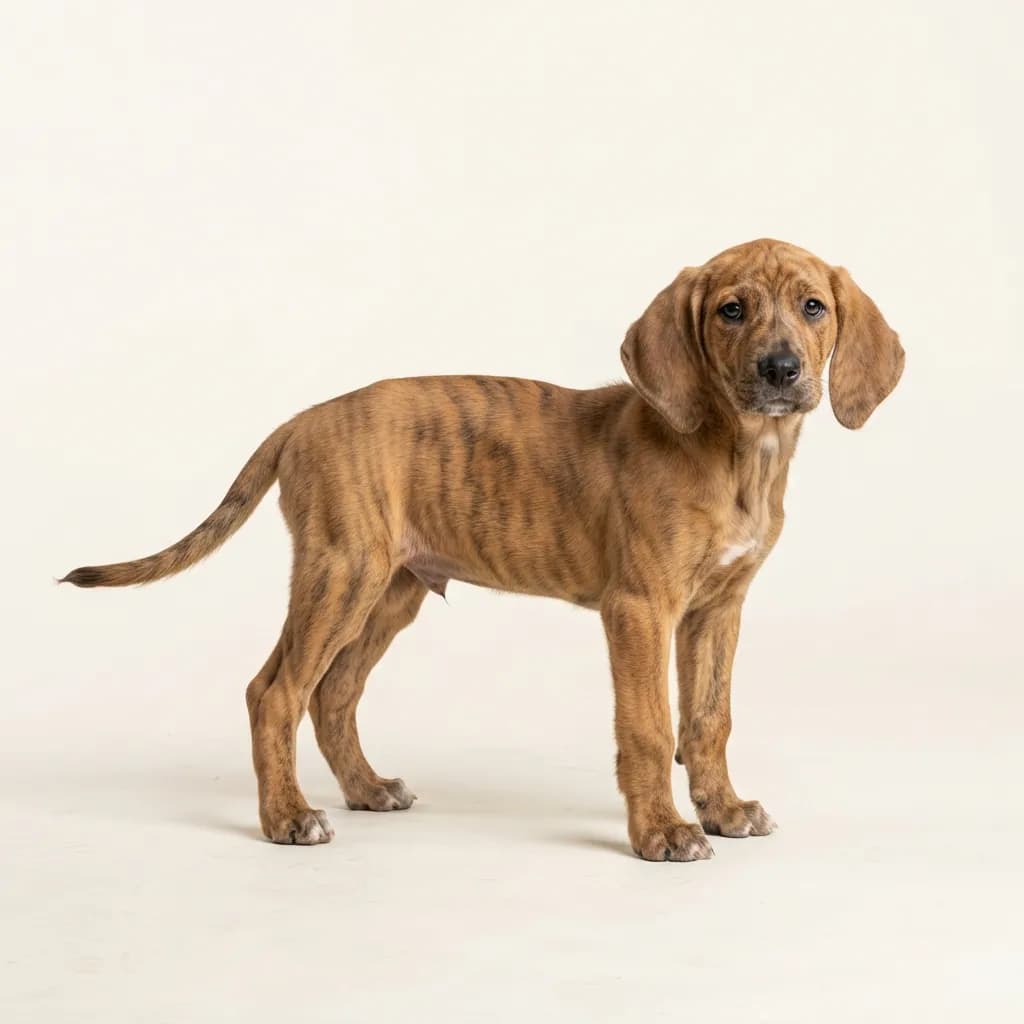 English Coonhound in Gestromt — Fellfarbe und Aussehen