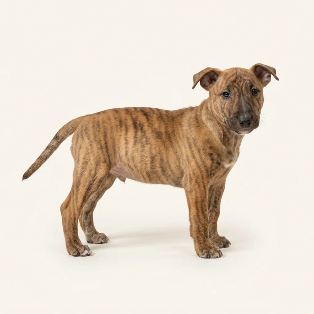 Bull Terrier in Gestromt — Fellfarbe und Aussehen