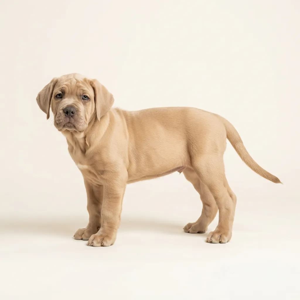 Mastino Napoletano in Falbfarben — Fellfarbe und Aussehen