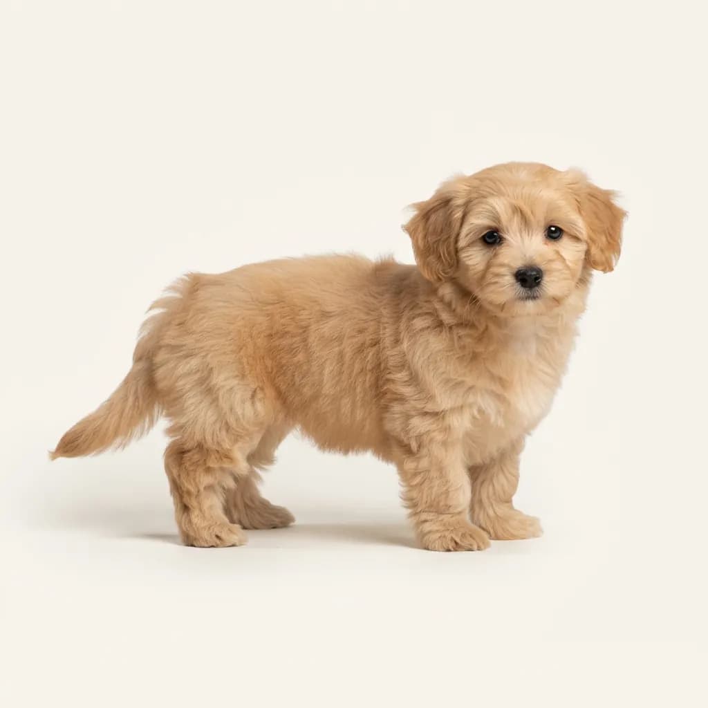 Coton de Tulear in Falbfarben — Fellfarbe und Aussehen