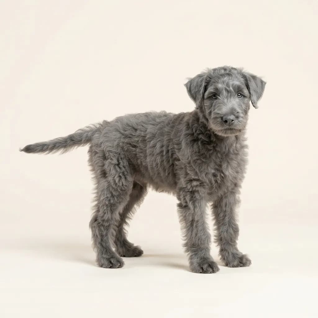 Kerry Blue Terrier in Blau — Fellfarbe und Aussehen