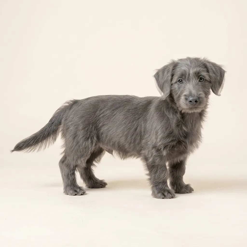 Skye Terrier in Blau — Fellfarbe und Aussehen