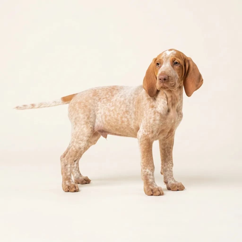 Bracco Italiano in Schimmel — Fellfarbe und Aussehen