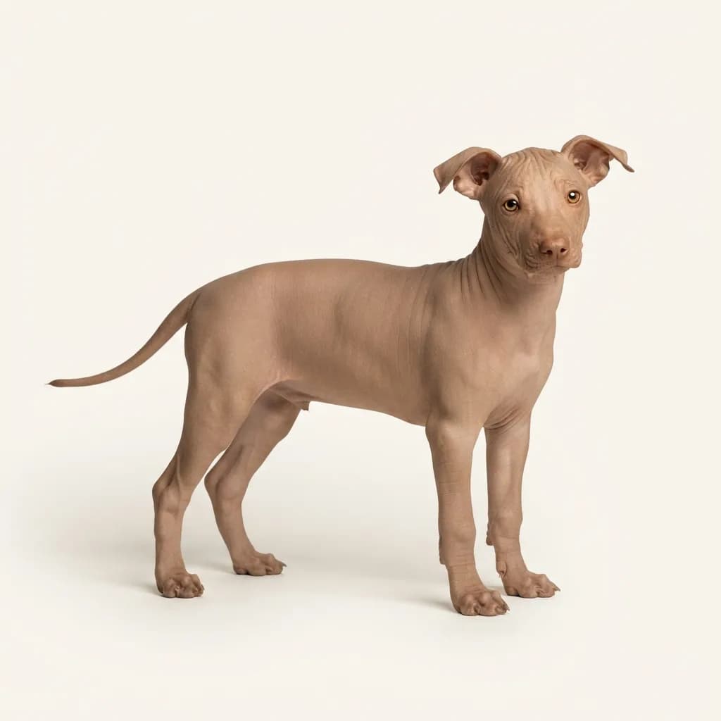 Xoloitzcuintle in Falbfarben — Fellfarbe und Aussehen