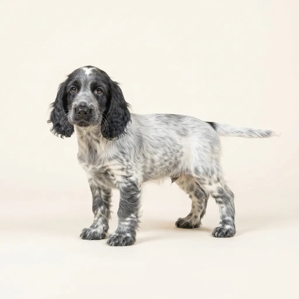 English Cocker Spaniel in Schimmel — Fellfarbe und Aussehen
