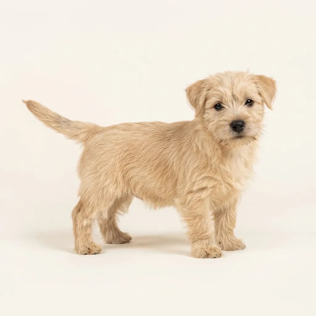 Norfolk Terrier in Weizenfarben — Fellfarbe und Aussehen