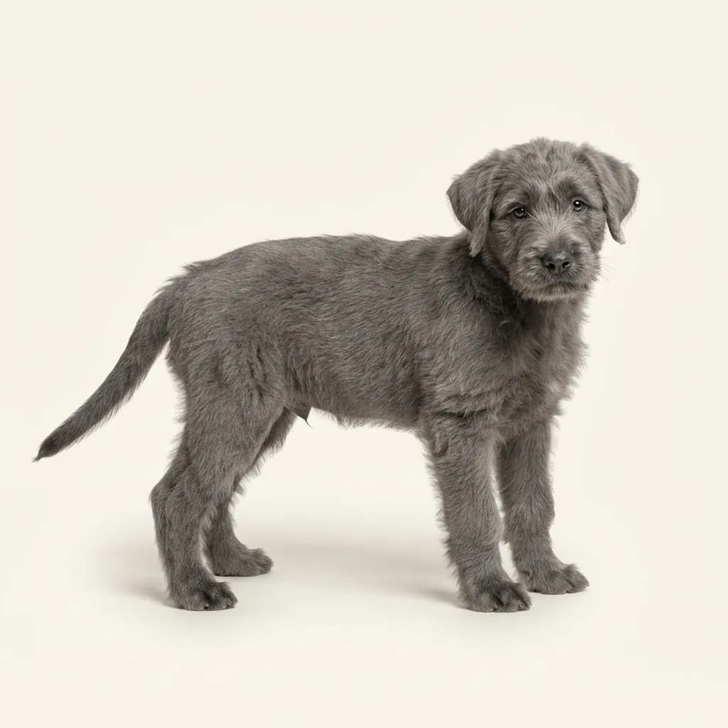 Bouvier des Ardennes in Grau — Fellfarbe und Aussehen