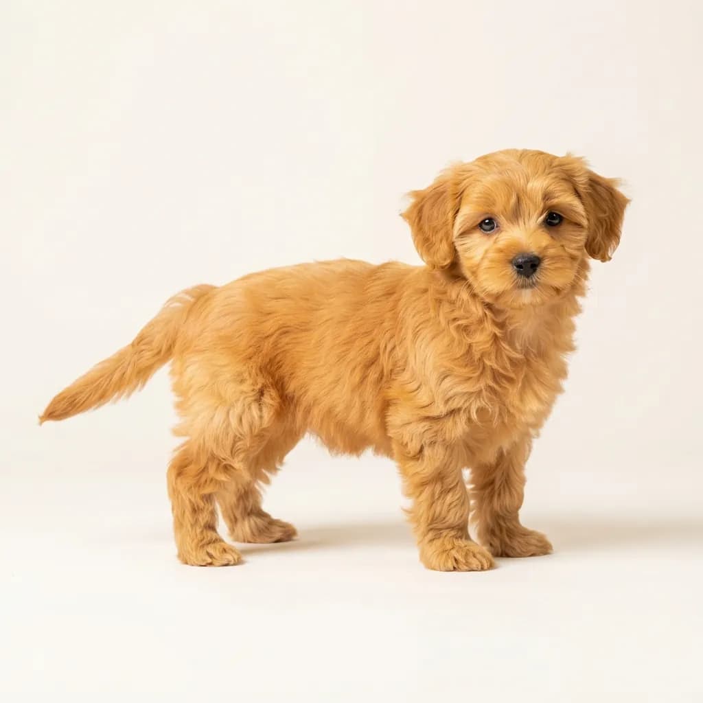 Morkie in Goldfarben — Fellfarbe und Aussehen