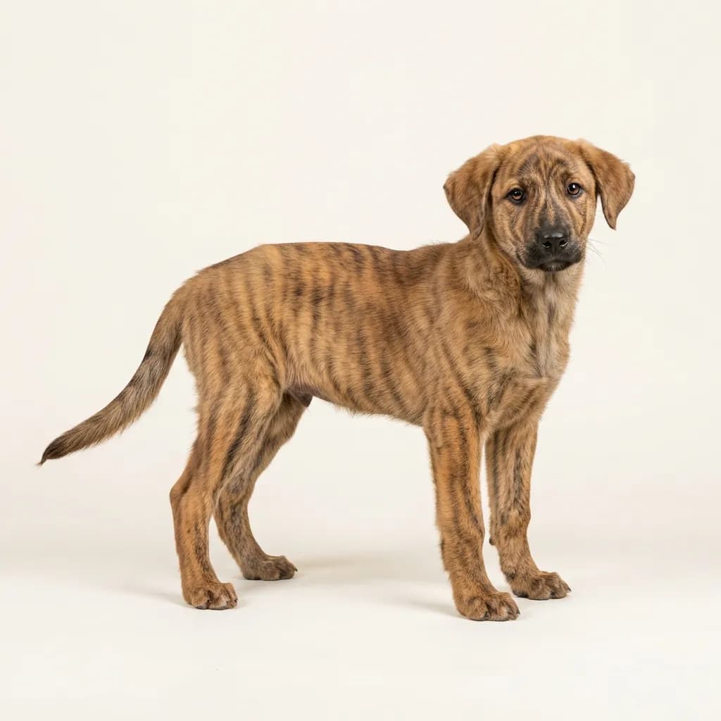 Castro-Laboreiro-Hund (Cão de Castro Laboreiro) in Gestromt — Fellfarbe und Aussehen