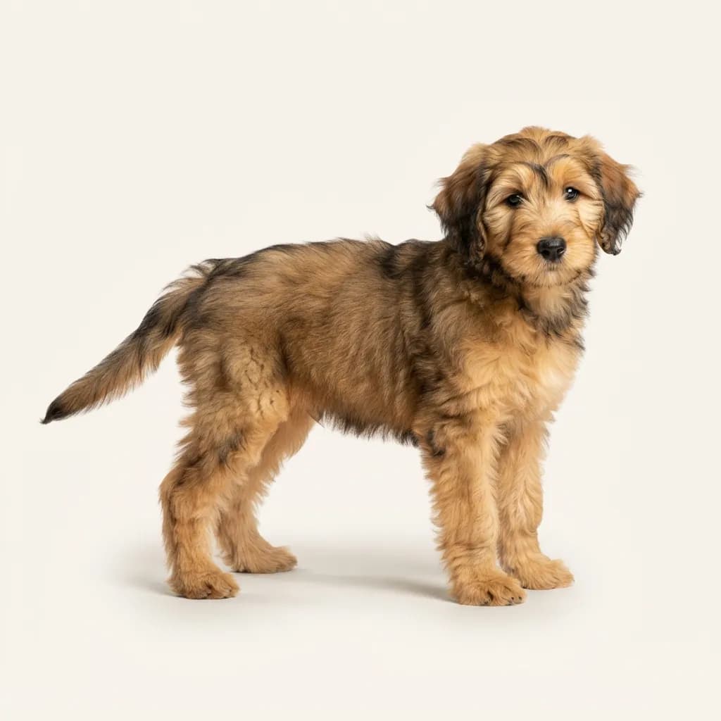 Sheepadoodle in Zobel — Fellfarbe und Aussehen