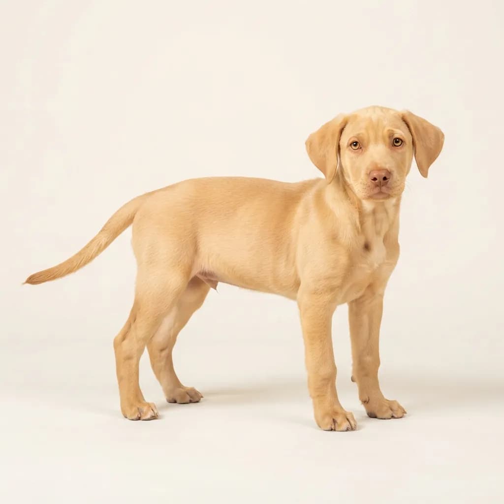 Catahoula Leopard Dog in Gelb — Fellfarbe und Aussehen