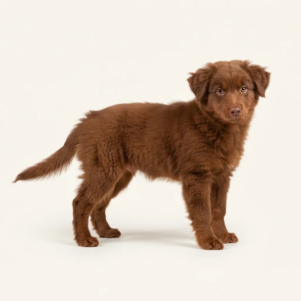 Miniature American Shepherd in Rot — Fellfarbe und Aussehen