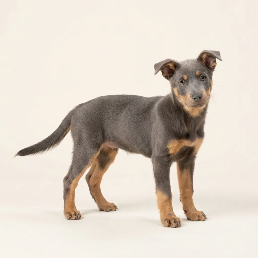 Australian Kelpie in Blau mit Loh — Fellfarbe und Aussehen