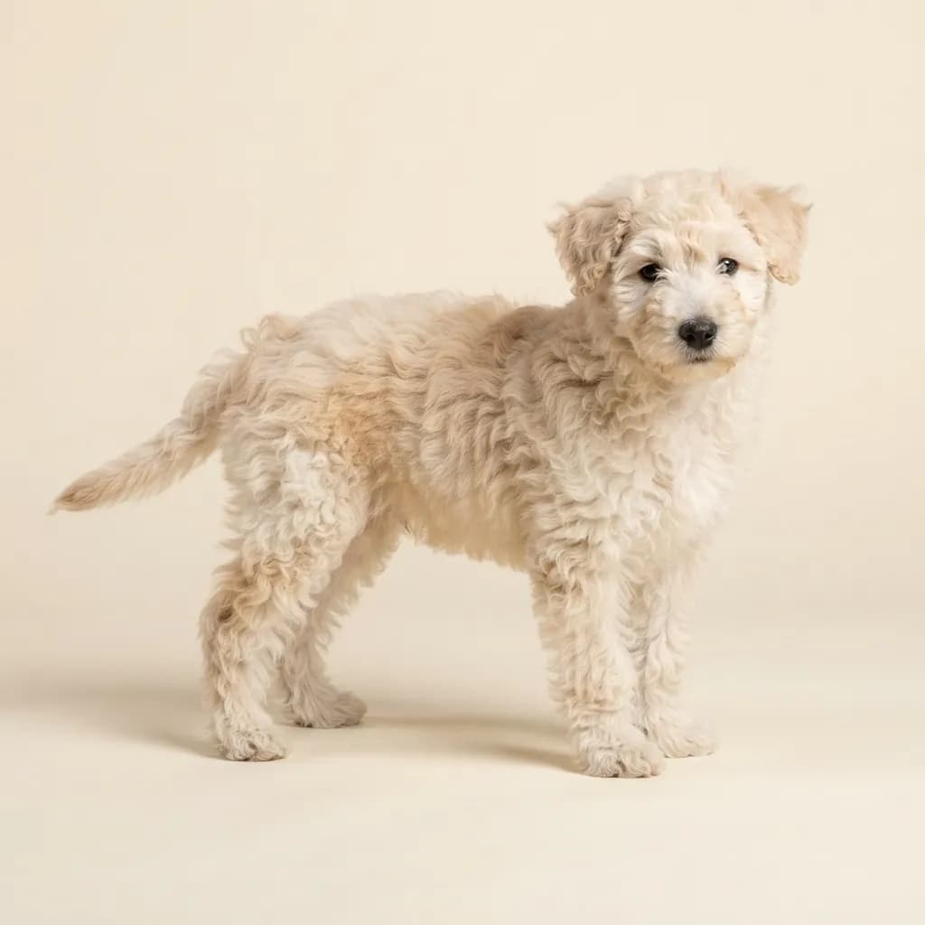Pumi in Creme — Fellfarbe und Aussehen