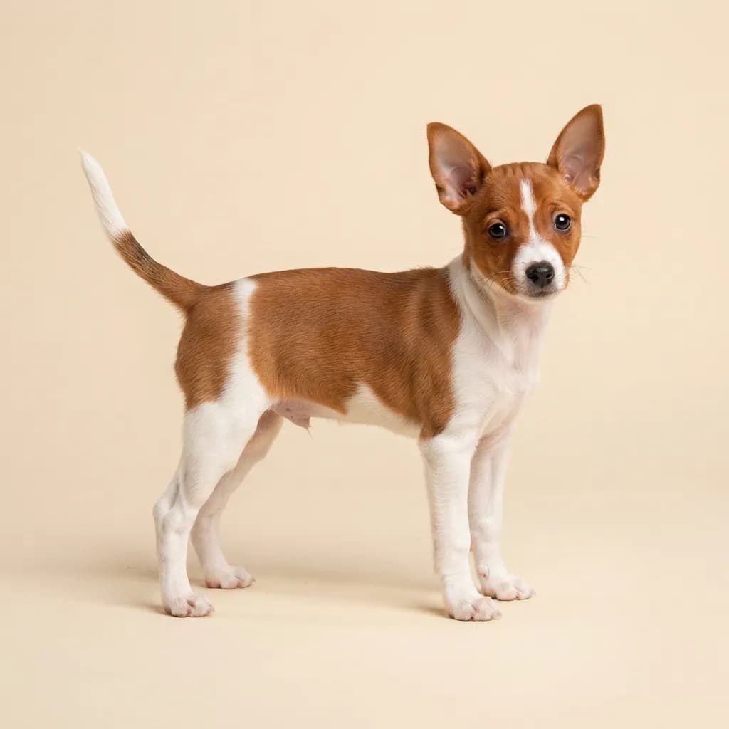 American Toy Terrier in Rot-Weiß — Fellfarbe und Aussehen