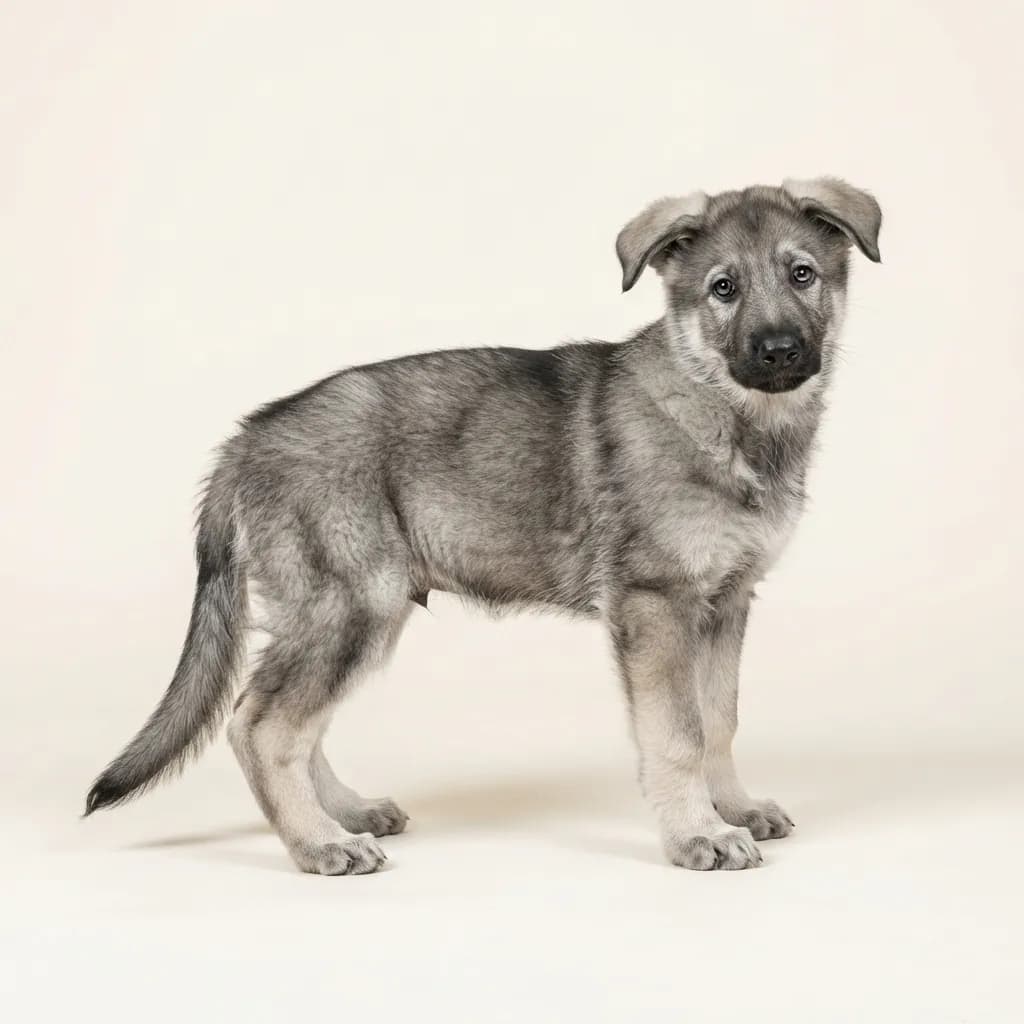 Altdeutscher Schäferhund in Wolfsgrau — Fellfarbe und Aussehen