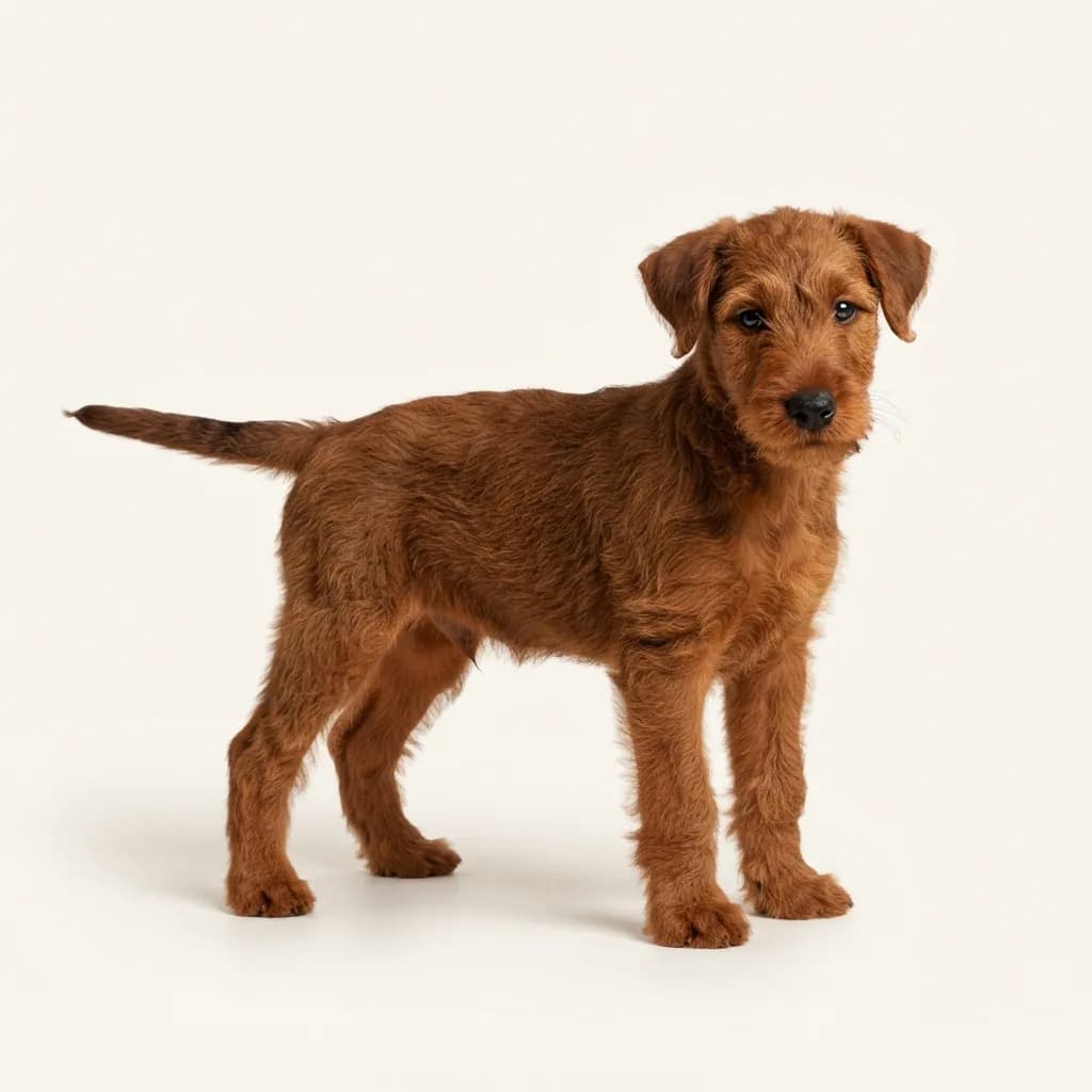 Airedale Terrier in Rot — Fellfarbe und Aussehen