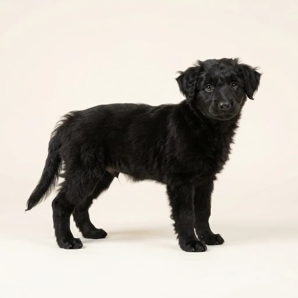 Puli in Schwarz — Fellfarbe und Aussehen