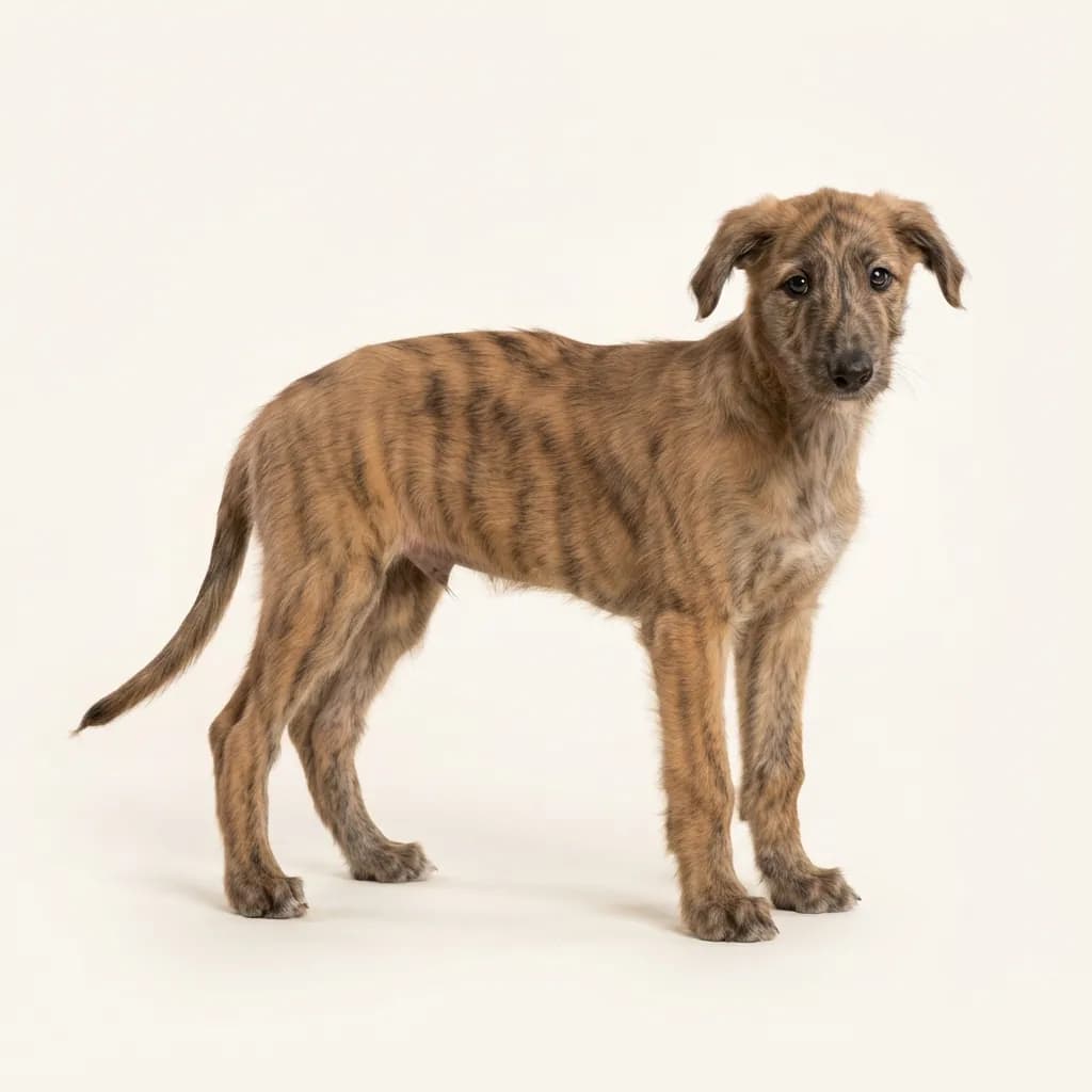 Deerhound in Gestromt — Fellfarbe und Aussehen