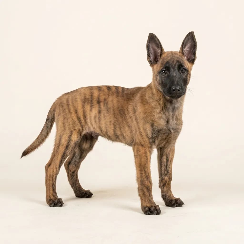 Hollandse Herdershond (Holländischer Schäferhund) in Gestromt — Fellfarbe und Aussehen