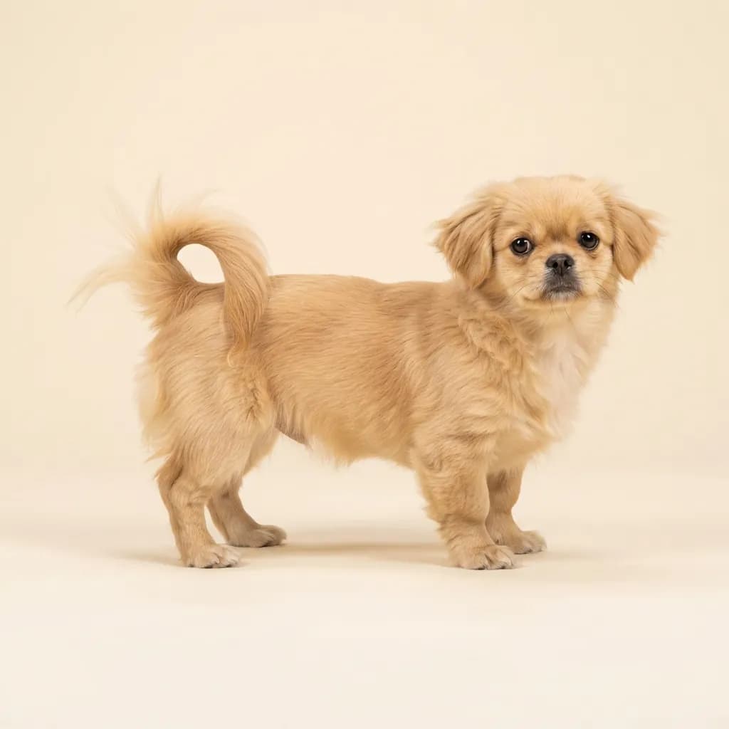 Pekingese in Falbfarben — Fellfarbe und Aussehen