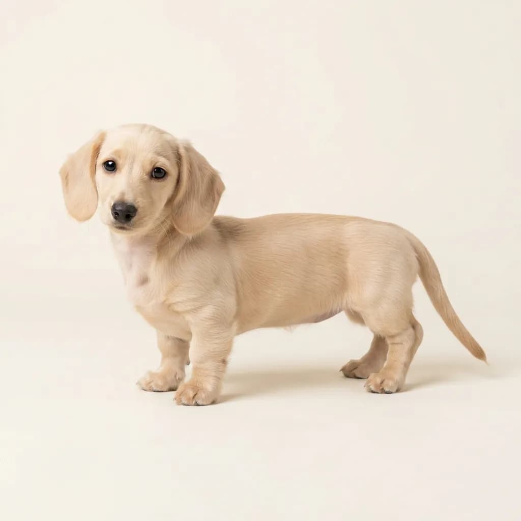 Dackel in Creme — Fellfarbe und Aussehen