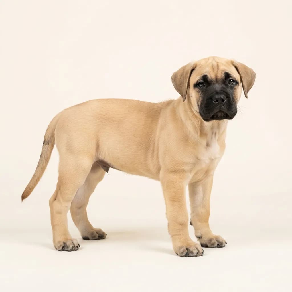 Bullmastiff in Falbfarben — Fellfarbe und Aussehen