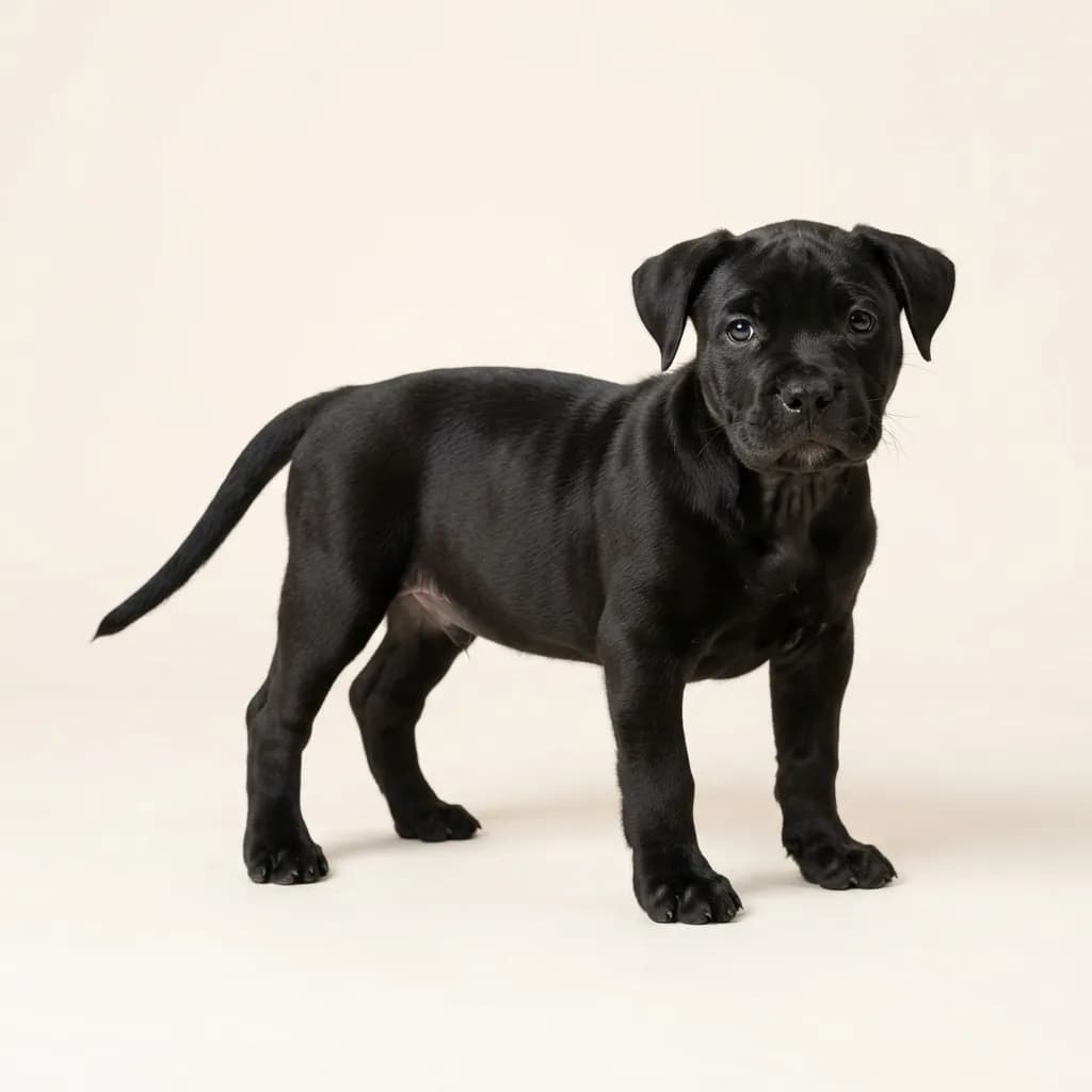 Exotic Bully in Schwarz — Fellfarbe und Aussehen